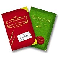 Harry Potter Schoolbooks: Quidditch Through the Ages and Fantastic Beasts and Where to Find Them