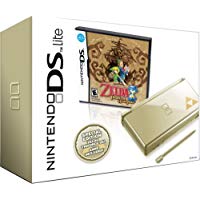 Nintendo DS Lite Gold with Legend of Zelda: Phantom Hourglass (NDS Bundle)